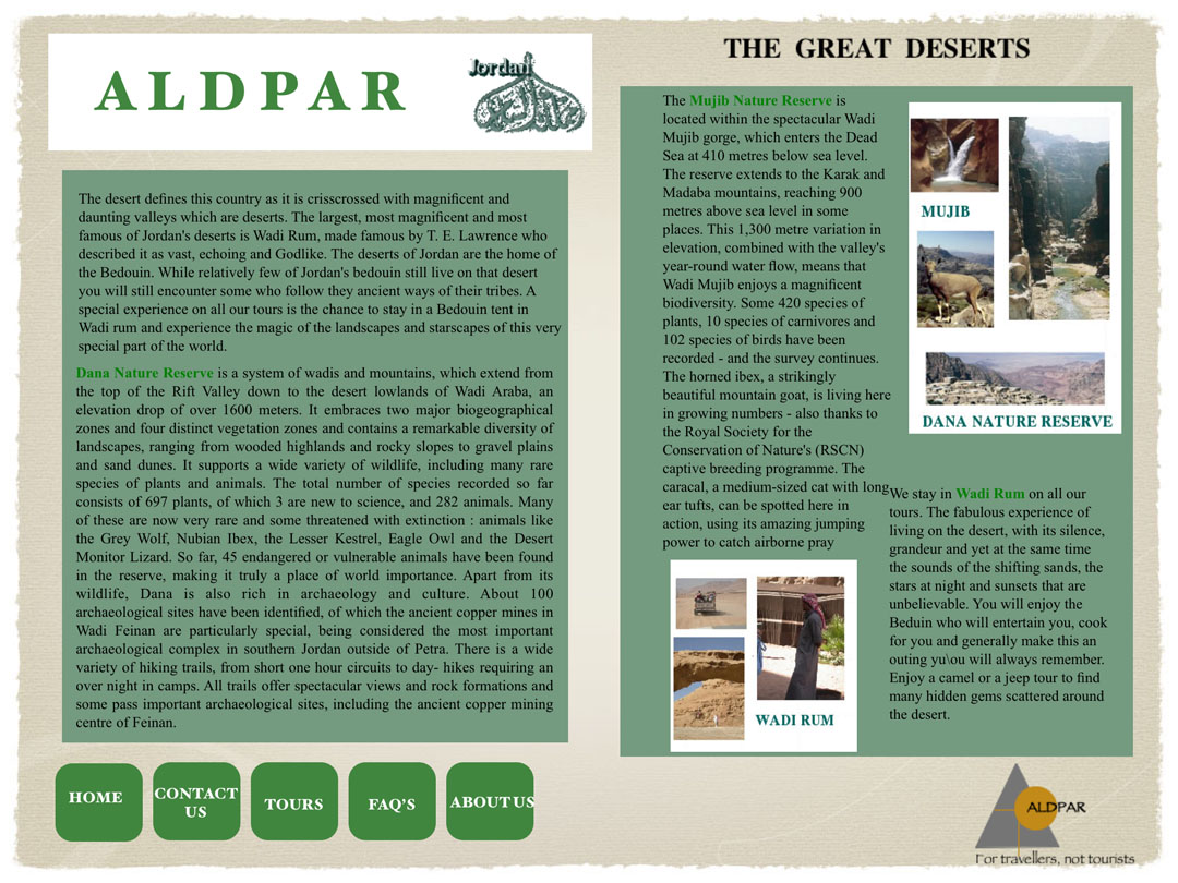 Wadis and Deserts
